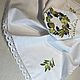 Order TABLECLOTHS: Tablecloth Naperon Olive Garden. Matania. Livemaster. . Tablecloths Фото №3