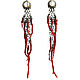 Order Coral earrings silver Singing corals (coral branches, silver). Kseniya Sakharnova. Livemaster. . Earrings Фото №3