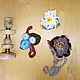 Knitted brooch 'Chamomile' brooch. Brooches. asmik (asmik). My Livemaster. Фото №4