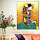 Order Copy of Painting of the semi-precious stones Gustav Klimt The Kiss. House of the Sun (irina-bast). Livemaster. . Pictures Фото №3