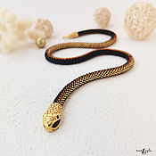 Украшения handmade. Livemaster - original item Snake gradient necklace/bracelet made of Czech beads. Handmade.