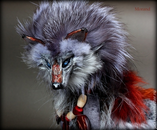 Купить Лунный волк-оборотень Сильвер - серый, волк, игрушка ручной ...