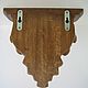  Carved wall console shelf Rococo. Interior elements. Carved decor. My Livemaster. Фото №5