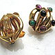 Clips vintage Zoom Zoom, large, Vintage jewelry sets, Moscow,  Фото №1
