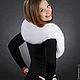 The collar of the White Fox. Collars. Fur495. Online shopping on My Livemaster.  Фото №2