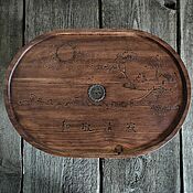 Для дома и интерьера handmade. Livemaster - original item Shepherd Oasis 45*30 Tea Board for Tea Ceremony Wooden Tea. Handmade.