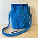 Сумочка макраме. Макраме сумка. Сумка через плечо. Macrame in heart. Интернет-магазин Ярмарка Мастеров.  Фото №2