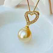 Украшения handmade. Livemaster - original item South Sea pearl pendant 