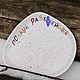Curved plate ≈ 20 cm inscription Full separation Gift for the new year, Plates, Saratov,  Фото №1