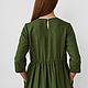 ИВАdress платье Оливка из 100% льна. Платья. ИВАdress. Ярмарка Мастеров.  Фото №5