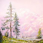 Картины и панно handmade. Livemaster - original item Copy of Montana Painting ORIGINAL OIL PAINTING on Canvas, Glacier Park. Handmade.
