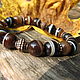 Agate and copper bracelet 'Coffee in autumn'. Bead bracelet. Beautiful gifts for the good people (Alura-lights). Online shopping on My Livemaster.  Фото №2