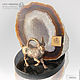 Bronze mountain goat 'Capra' with drosou geodes agate. Figurine. Miner premium - Ltd Moscow (mineralpremium). My Livemaster. Фото №4