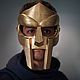 Маска МФ Дум Золотая Гладиатора Марвел MF Doom Golden Gladiator mask. Маски персонажей. Качественные авторские маски (Magazinnt). Ярмарка Мастеров.  Фото №6