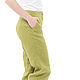 Olive straight trousers made of 100% linen. Pants. etnoart. My Livemaster. Фото №5
