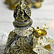 Bottle for perfume, oils GOLD. Aromatic diffusers. Decoupage. My Livemaster. Фото №5