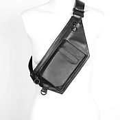 Сумки и аксессуары handmade. Livemaster - original item Waist bag: Leather belt pouch bag. Handmade.