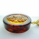 Natural amber pendant 'Louise-3' K-793. Pendants. Amber shop (vazeikin). My Livemaster. Фото №4