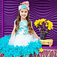 Turquoise dress for girl, , Nikolaev,  Фото №1