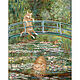 Постер: Клод Моне, Купание в пруду с водяными лилиями, Фотокартины, Санкт-Петербург,  Фото №1