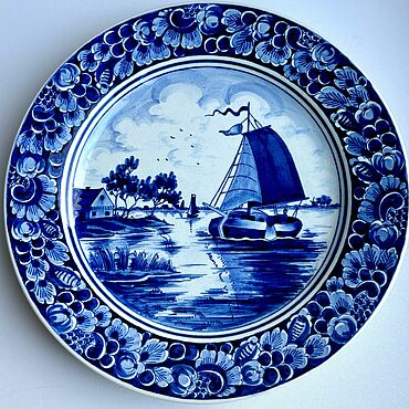 Винтаж ручной работы. Ярмарка Мастеров - ручная работа Винтаж: Тарлка Delft Holland. Handmade.