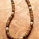 Beads with South American walnut 'Atacama'. Necklace. BijouSiberia. My Livemaster. Фото №4