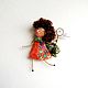 Brooch girl 'For me.!', Brooches, Irbit,  Фото №1