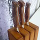Stand for three knives. Stand. Morozov. Online shopping on My Livemaster.  Фото №2