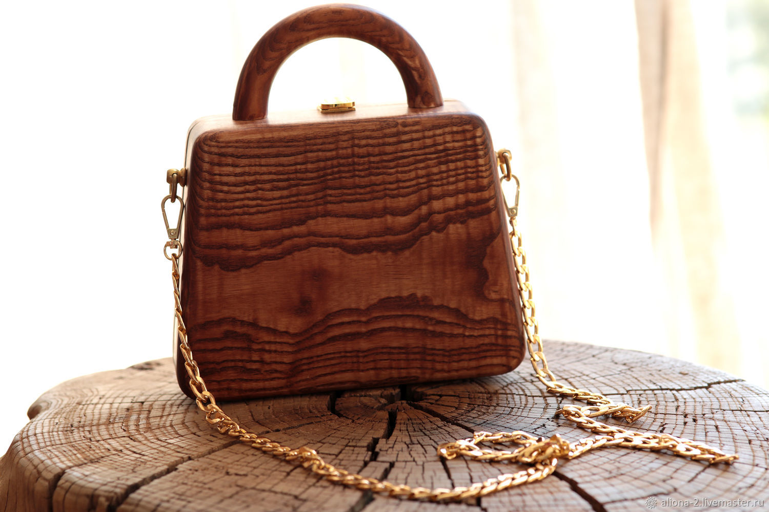 Деревянная Дамская сумочка