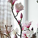 Ramos: composición interior 'Magnolia' 9 ramas. Bouquets. KG_flowers. Ярмарка Мастеров.  Фото №5