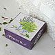 Box box Lavrushina herbs decoupage lilac. Utensils. Studio Villa-Oliva. Online shopping on My Livemaster.  Фото №2