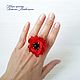 Ring Mak. flower ring. Ring with flowers, Rings, Vladivostok,  Фото №1