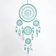 Large mint dream catcher with crocheted feathers. Dream catchers. Вязаные ловцы снов My_lace_dreams. Online shopping on My Livemaster.  Фото №2