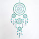 Large mint dream catcher with crocheted feathers. Dream catchers. Vyazanye lovtsy snov My_lace_dreams. Интернет-магазин Ярмарка Мастеров.  Фото №2