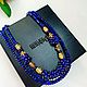 Order Necklace with lapis lazuli and citrine. Magical Beauty Gems. Livemaster. . Necklace Фото №3