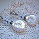Earrings 'Petals' pearls, silver. Earrings. Ioanna-yana. My Livemaster. Фото №4