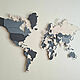  Карта мира. Карты мира. Wooden3Dmap. Интернет-магазин Ярмарка Мастеров.  Фото №2
