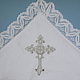 Order Baptismal dressing area. Gradeva Anna Christening sets (krestimbaby). Livemaster. . Baptism towel Фото №3