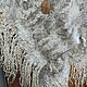 Openwork fluffy felted stole with sheep curls Siberia, Wraps, Moscow,  Фото №1