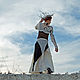Long Black and White Cotton Skirt. Skirts. mongolia. My Livemaster. Фото №6