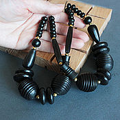 Материалы для творчества handmade. Livemaster - original item Set of large beads 22 PCs. Water Buffalo Horn. Handmade.