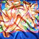 Big handkerchief batik 'Tiger lilies' beautiful handkerchief beautiful gift. Shawls1. silk Paradise. My Livemaster. Фото №5