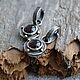 Серьги серебро, латунь и гранаты. Серьги классические. Miss Tiffany jewelry (Леся). Ярмарка Мастеров.  Фото №4
