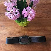 Винтаж handmade. Livemaster - original item Genuine leather belt 