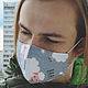 Reusable mask for mouth and nose with a sheep, Protective masks, Kharkiv,  Фото №1