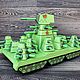 Order KV-44 tank toy made of wood. Wooden crafts handmade. Livemaster. . Machines and robots Фото №3