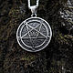 Baphomet / Lucifer — double-sided steel pendant. Pendant. lakotastore. Online shopping on My Livemaster.  Фото №2