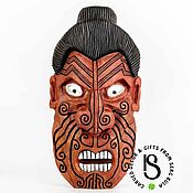 Carved wooden mask 