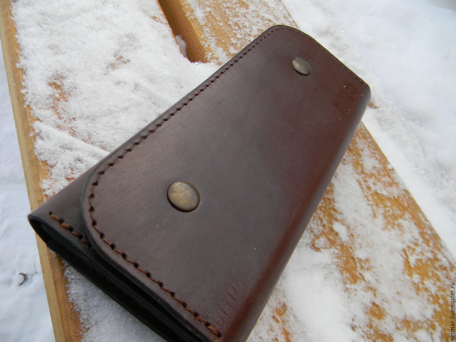 Wallet mens leather, Wallets, Kineshma,  Фото №1