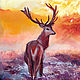  Forest deer. Original. Pastel. Pictures. Valeria Akulova ART. Online shopping on My Livemaster.  Фото №2